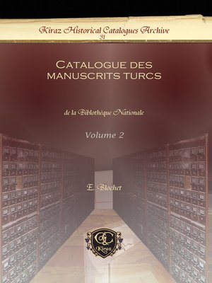 cover image of Catalogue des manuscrits turcs